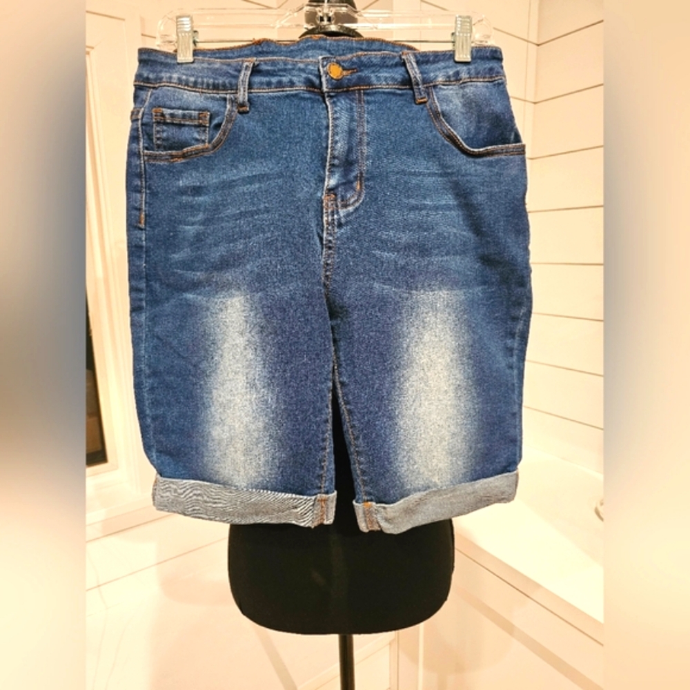 Denim Blue Women's Shorts